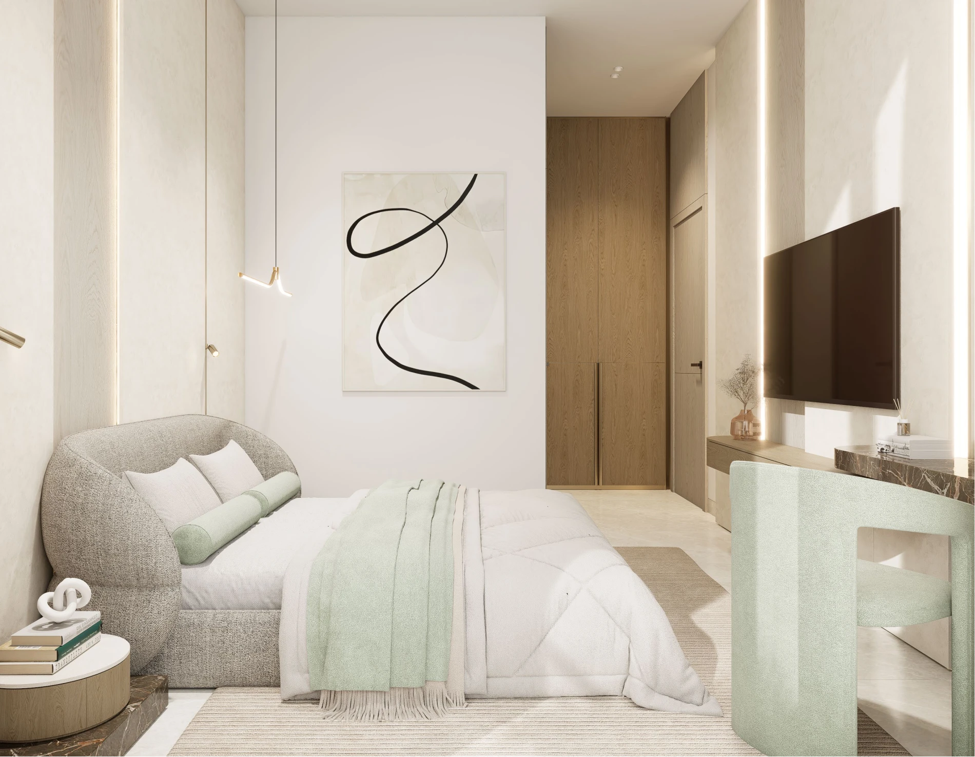 Elegant interior finish